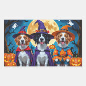 Sticker Rectangulaire Nouvelle-Écosse Citrouille de canard à rouleaux Ha (Devant)