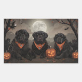 Sticker Rectangulaire Nouvelle-Ecosse Halloween Épouvantable (Devant)