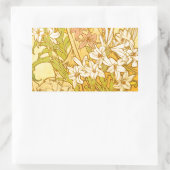 Sticker Rectangulaire Nouvelle Lily flowers (Sac)