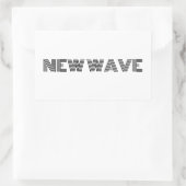 Sticker Rectangulaire Nouvelle vague (Sac)