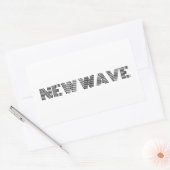 Sticker Rectangulaire Nouvelle vague (Enveloppe)