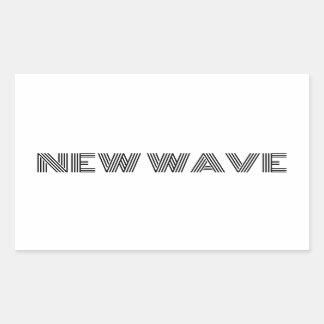 Sticker Rectangulaire Nouvelle vague
