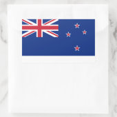 Sticker Rectangulaire Nouvelle-Zélande (Sac)