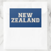 Sticker Rectangulaire Nouvelle-Zélande (Sac)
