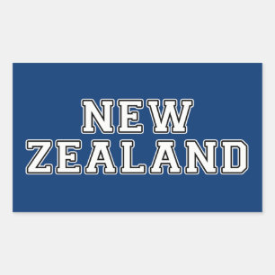 Sticker Rectangulaire Nouvelle-Zélande