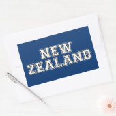Sticker Rectangulaire Nouvelle-Zélande (Enveloppe)