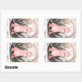 Sticker Rectangulaire Nu (& Fier) Rat Mole (Feuille)