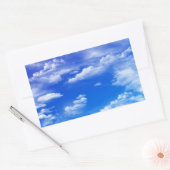 Sticker Rectangulaire Nuages (Enveloppe)