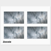 Sticker Rectangulaire Nuages de tempête en panne (Feuille)