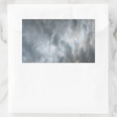 Sticker Rectangulaire Nuages de tempête en panne (Sac)