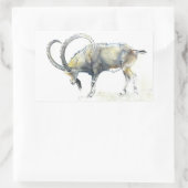 Sticker Rectangulaire Nubian Ibex 2008 (Sac)