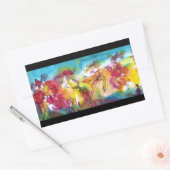 Sticker Rectangulaire NUIT DU CARNAVAL / Mascarade vénitienne, Musique d (Enveloppe)