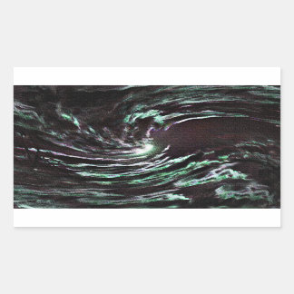 Sticker Rectangulaire Nuit éffrayante