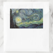 Sticker Rectangulaire Nuit étoilée - van Gogh (Sac)