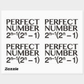 STICKER RECTANGULAIRE NUMÉRO_PERFECT (Feuille)