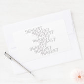 Sticker Rectangulaire Numéros Grabovoi 9681257 (Enveloppe)