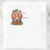 Sticker Rectangulaire Nutcracker - Balises cadeaux (Sac)