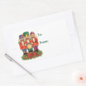 Sticker Rectangulaire Nutcracker - Balises cadeaux (Enveloppe)
