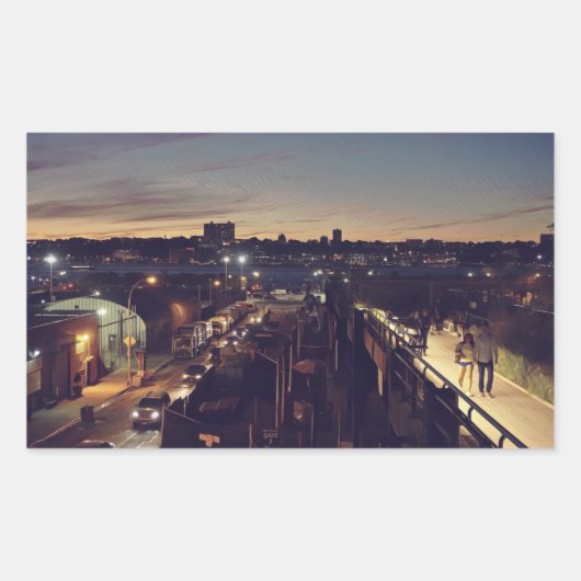 STICKER RECTANGULAIRE NYC (Devant)