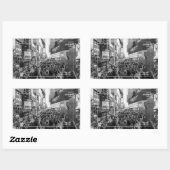 Sticker Rectangulaire NYC Carré (Feuille)