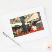 Sticker Rectangulaire NYC Pizza Est Si Bon (Enveloppe)