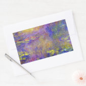 Sticker Rectangulaire Nymphéas de Claude Monet (Enveloppe)
