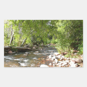 Sticker Rectangulaire Oak Creek II à Sedona Arizona Photographie nature