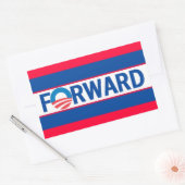 Sticker Rectangulaire Obama AVANT (Enveloppe)