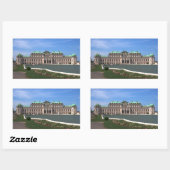 Sticker Rectangulaire Oberes Belvedere (Feuille)