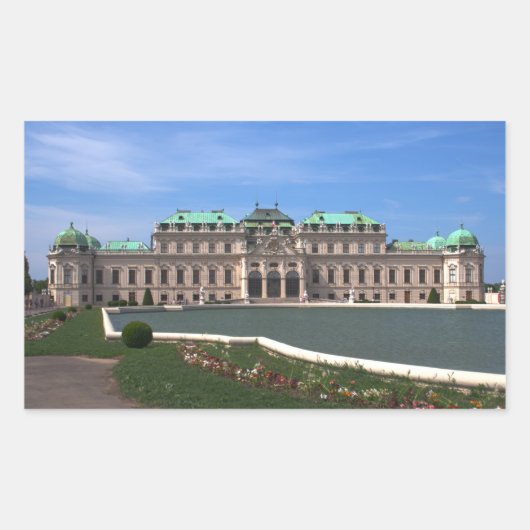 Sticker Rectangulaire Oberes Belvedere (Devant)