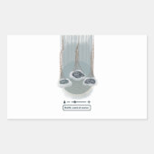 Sticker Rectangulaire objet_2_compteur de contrôle de pluie (Devant)