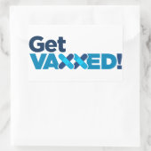 Sticker Rectangulaire obtenir un aimant vacciné (Sac)