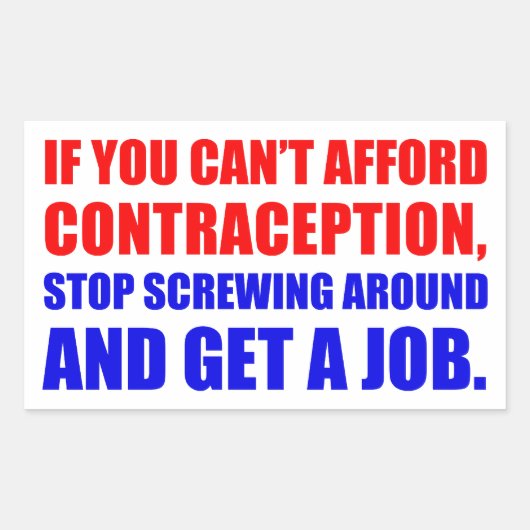 Sticker Rectangulaire Obtenir Un Travail (Devant)