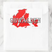 Sticker Rectangulaire Obwalden (Sac)