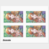 Sticker Rectangulaire Ocean Breeze (Feuille)