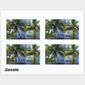 Sticker Rectangulaire Ocean Drive (Feuille)