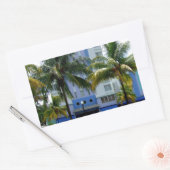 Sticker Rectangulaire Ocean Drive (Enveloppe)