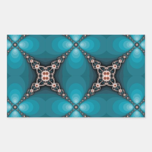 Sticker Rectangulaire Ocean X Fractal Design (Devant)