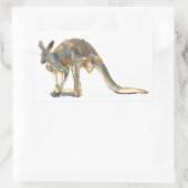 Sticker Rectangulaire Ochre Dusted (Sac)