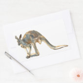 Sticker Rectangulaire Ochre Dusted (Enveloppe)