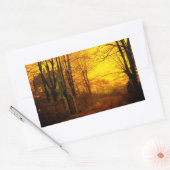 Sticker Rectangulaire Octobre Afterglow John Atkinson Grimshaw (Enveloppe)