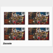 Sticker Rectangulaire Odd Fellows Symbolic Vanitas (Feuille)