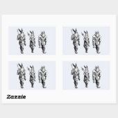 Sticker Rectangulaire Odin, Freyja et Thor (Feuille)