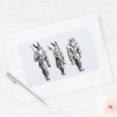 Sticker Rectangulaire Odin, Freyja et Thor (Enveloppe)