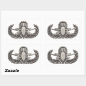 STICKER RECTANGULAIRE OEIL (Feuille)