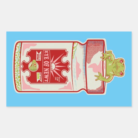 Sticker Rectangulaire Oeil de triton Macbeth (Devant)