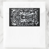 Sticker Rectangulaire OEil. par Brian Benson (Sac)