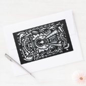 Sticker Rectangulaire OEil. par Brian Benson (Enveloppe)