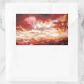 Sticker Rectangulaire Oeuvre Abstraite (Sac)