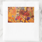 Sticker Rectangulaire Oeuvre Abstraite de Kandinsky (Sac)